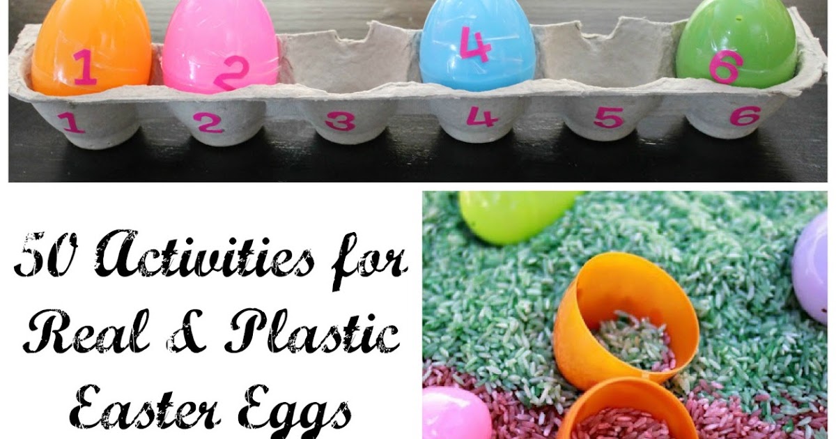 50 Activities for Real and Plastic Easter Eggs Kid's Coop Reading