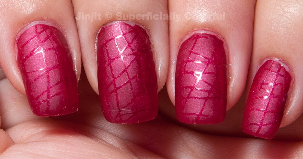 Superficially Colorful Top Coat Stamping