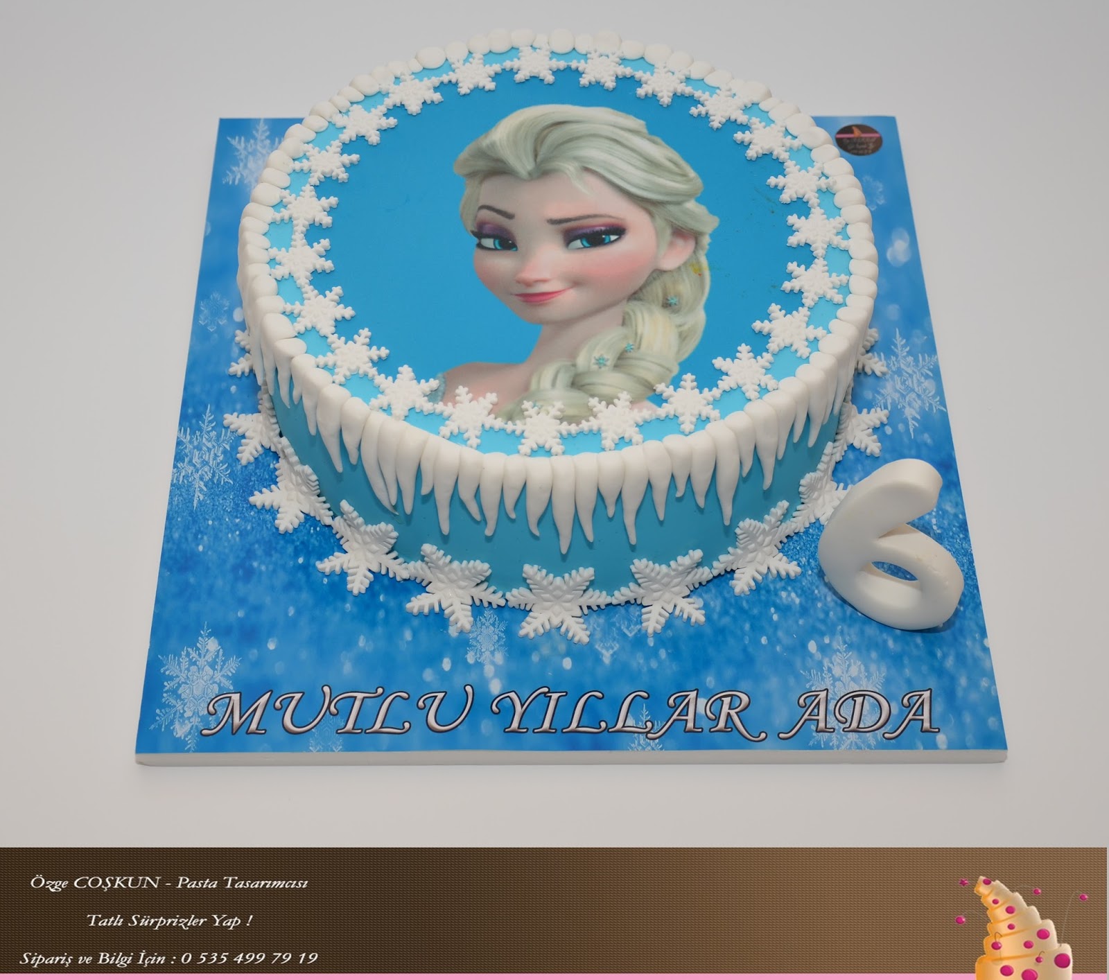 Tatlı Sürprizler Yap!!! NO.2 FROZEN PASTA ( ELSA )