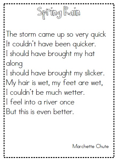 Joyful Learning In KC: Spring Poems