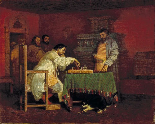 Шварц Вячеслав Григорьевич. Царь Алексей Михайлович, играющий в шахматы