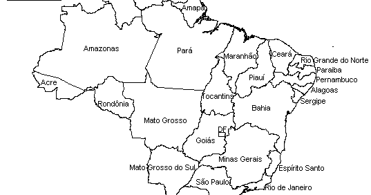 tag mapa brasil divisão politica para colorir