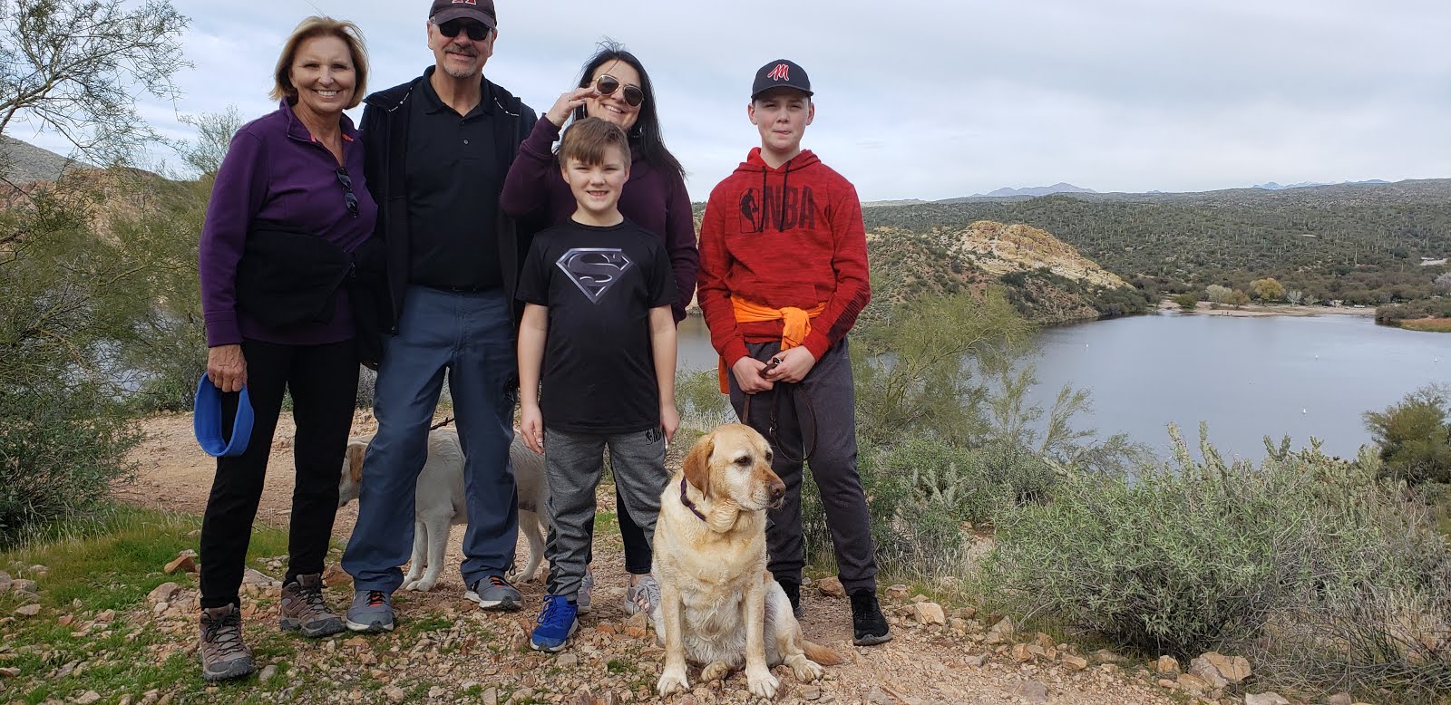 Family Hike in Arizona