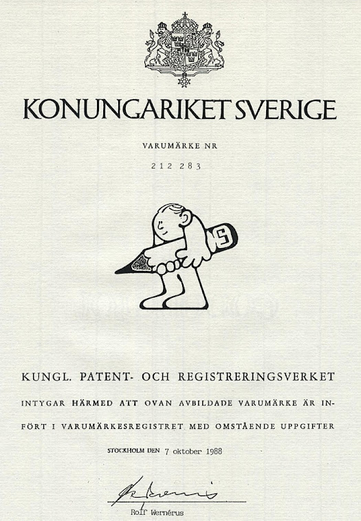Konungartiket Sverige Kungl. Patent och Registreringsverket