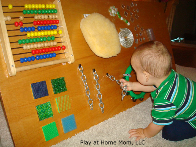 homemade sensory board