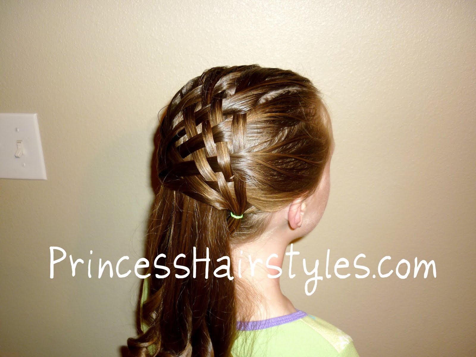 Basket Weave Hairstyle Design (By Request) Hairstyles For Girls
