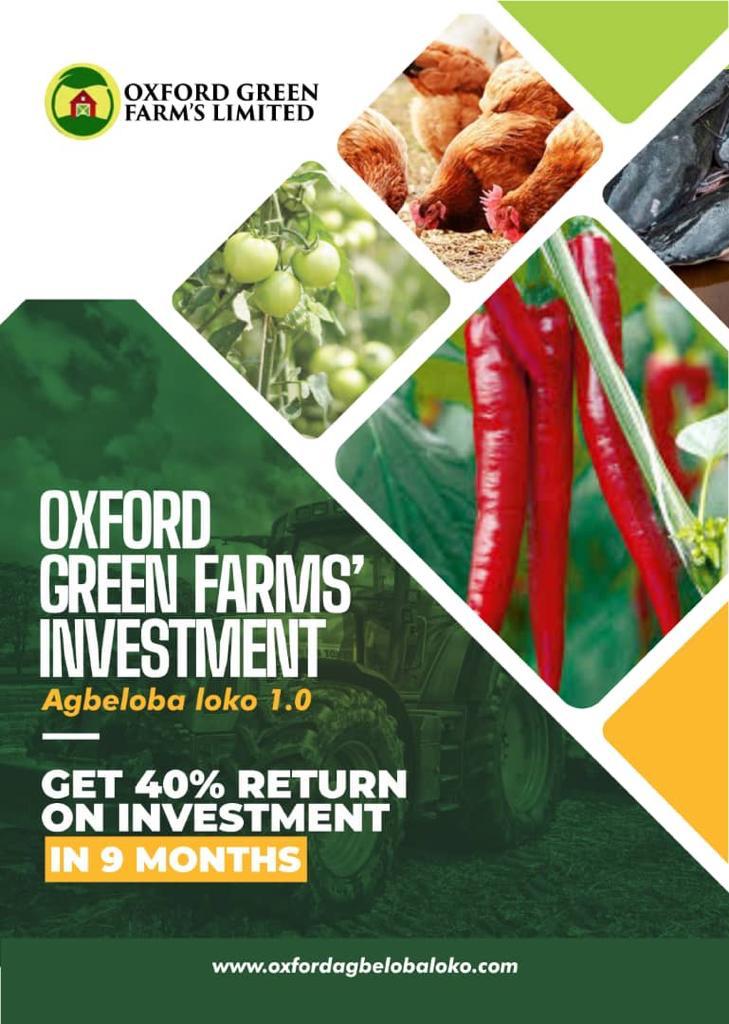 Oxford green farm`s investment