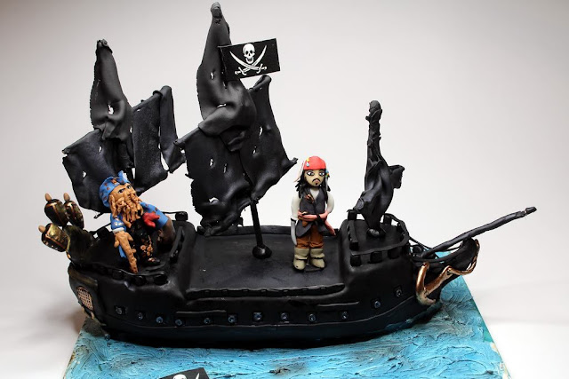 Pirates of Caribbean Birthday Cake