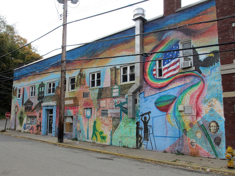 Pittsburgh Murals and Public Art History of Carnegie mural by MLK