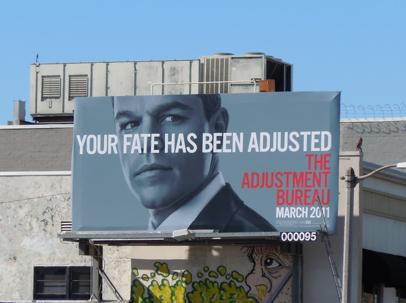 Adjustment Bureau Fate billboard