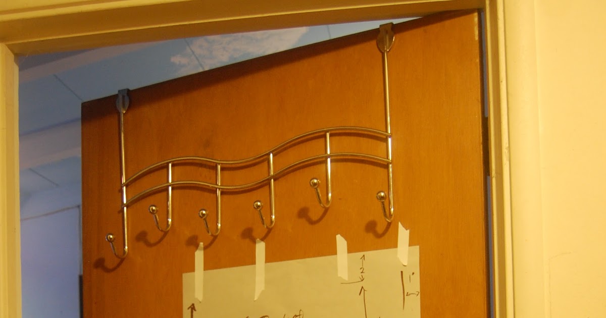 Artsy Fartsy DIY DIY Over the Door Organizer with Vinyl & Cotton