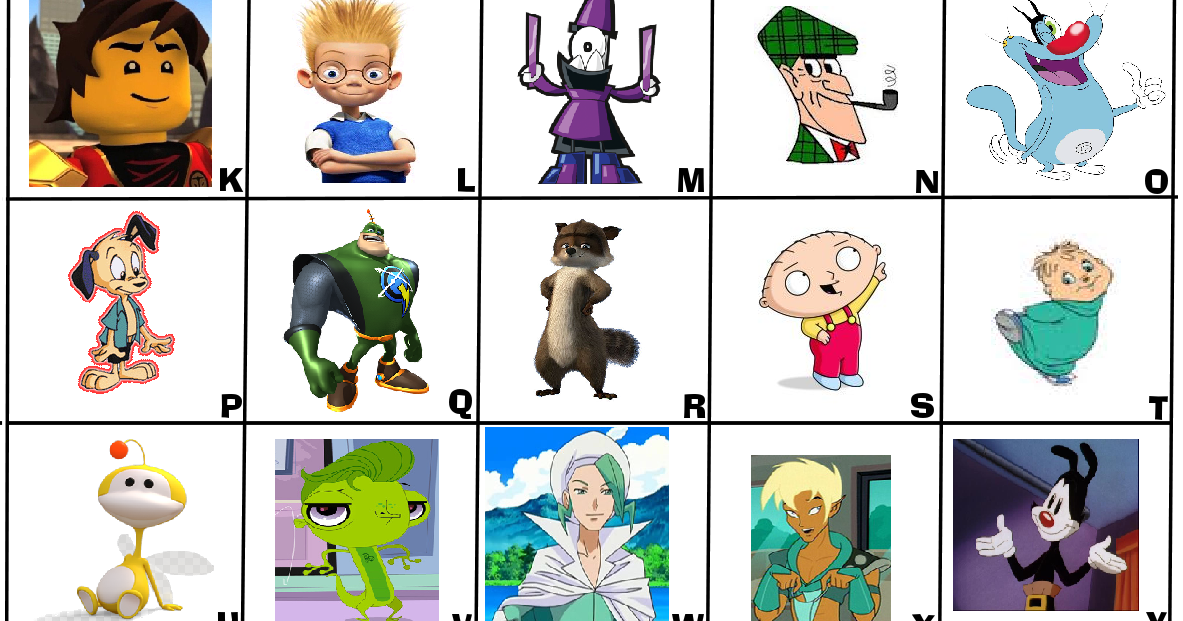 Click the 'B' Cartoon Characters Quiz - By ddd62291