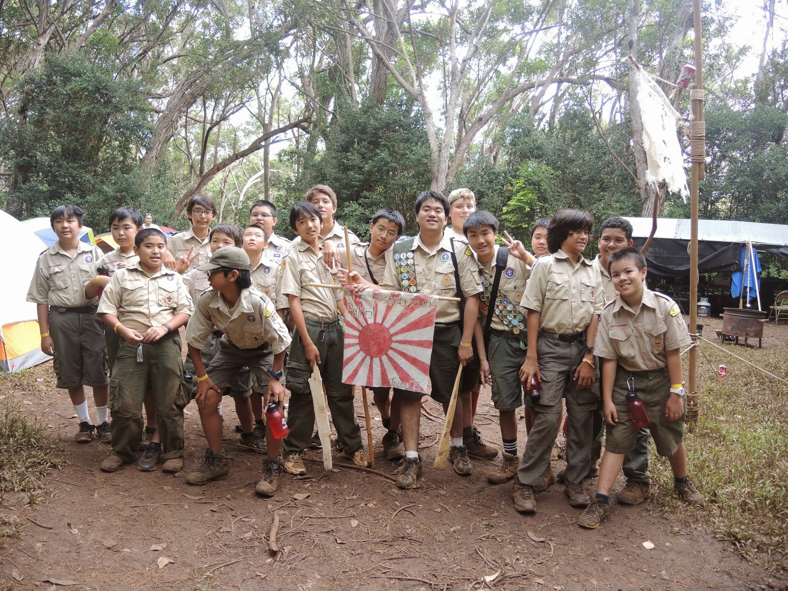 Boy Scout Troop 75, Pearl City, Hawaii July 2014
