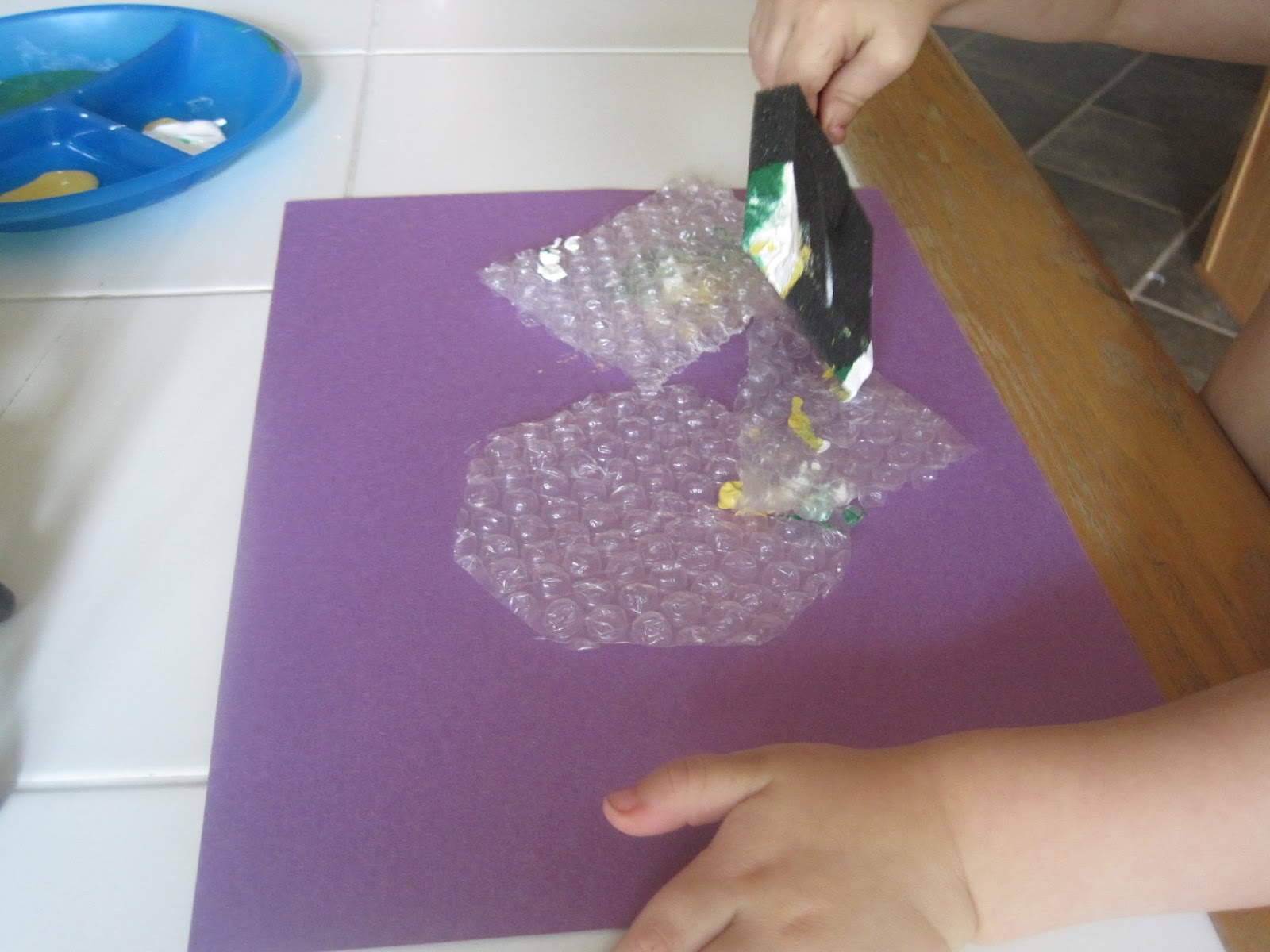 Creating Bright Minds Bubble Wrap Fun!