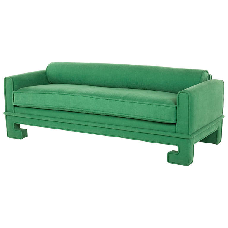 1stdibs Vintage Green Velvet Sofa 5495 1stdibs Vintage Green Velvet Sofa 5495