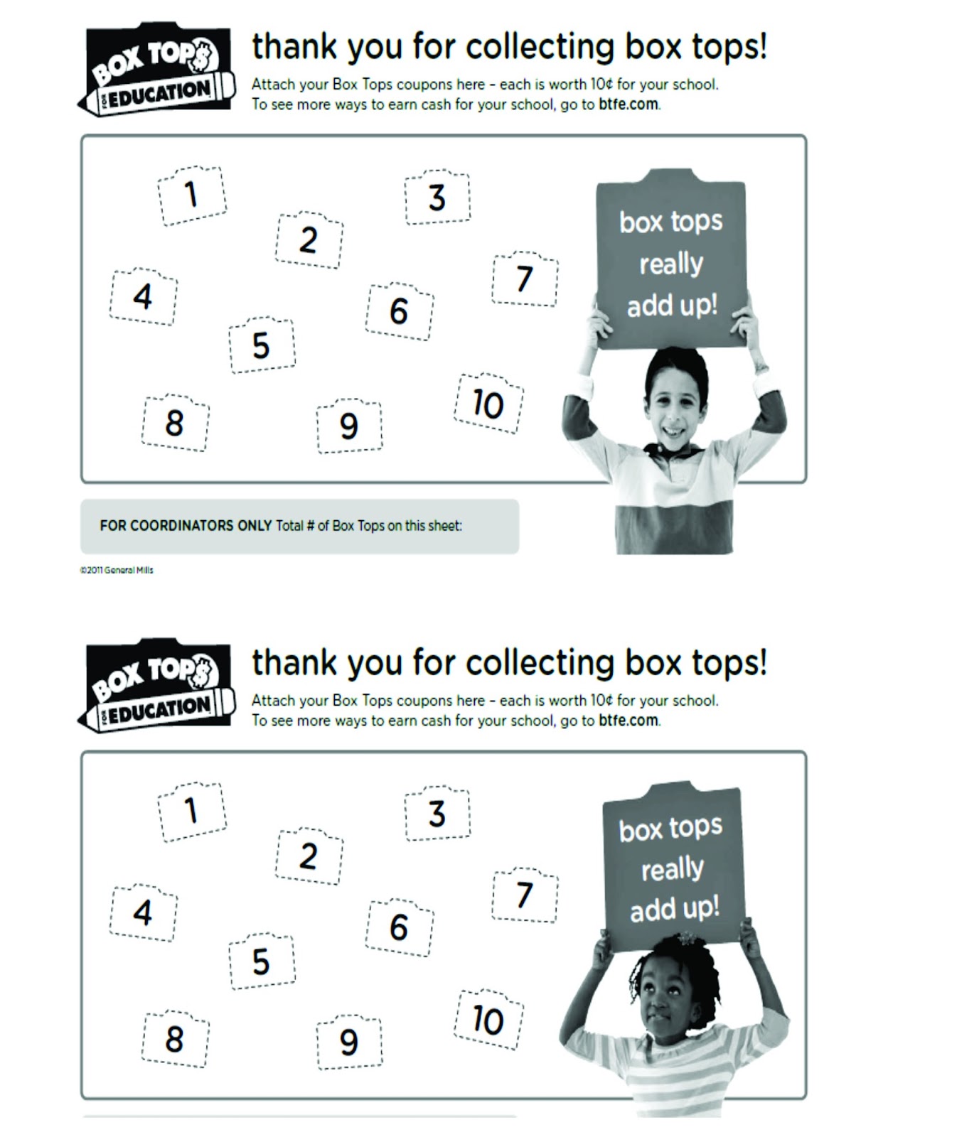 Lobbestael PTC: Box Tops Sheet image regarding Printable Box Top Collection Sheets titled Lobbestael PTC: Box Tops Sheet