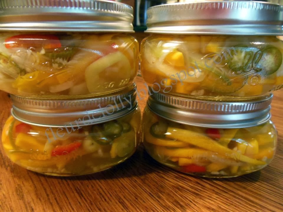 Fleur de Lolly Pickled Carrots, Onions and Peppers