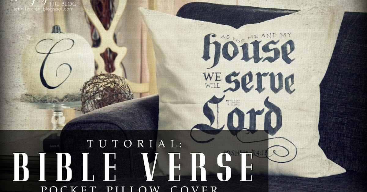 DIY Easy Sew Pocket Pillow Cover Simply Ciani