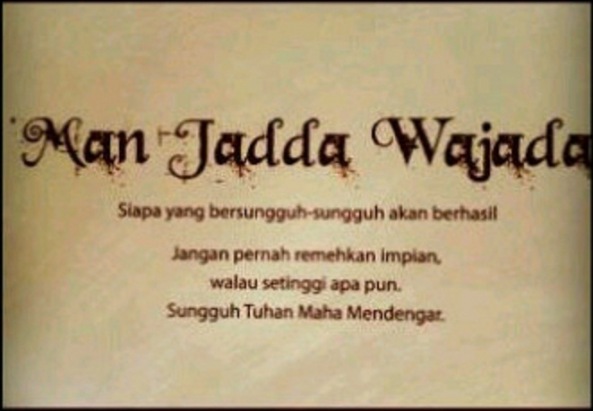 yaya_yah Tersihir Mantra “Man Jadda Wajada dan Man
