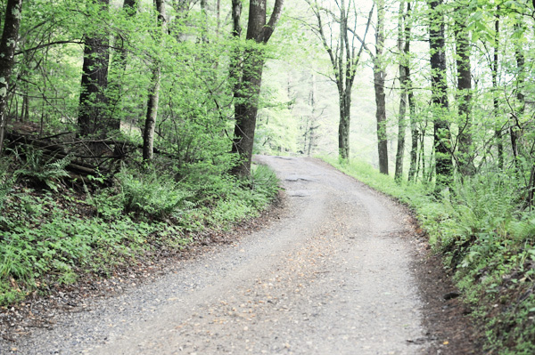 gravel road