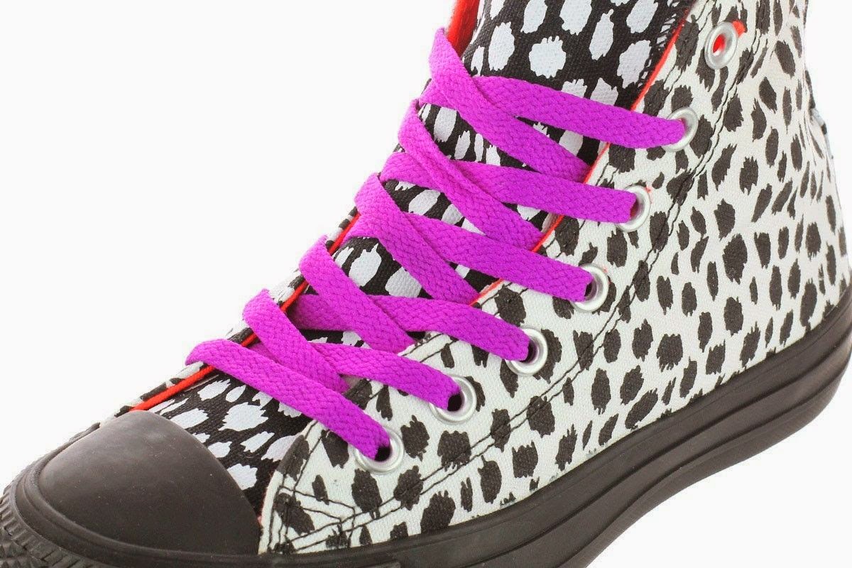 Neon Zebra Hi-Top Converse | The Chamber of Converse