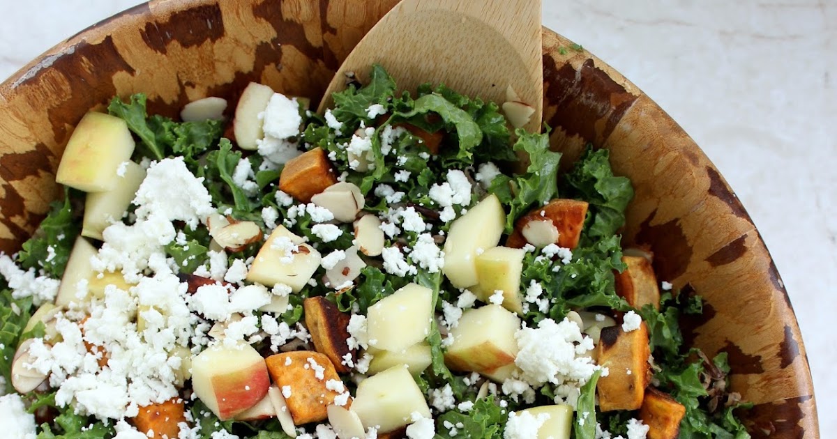 Stew or a Story Kale Salad with Wild Rice, Sweet potatoes, Apples