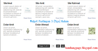 3 Kolom Post Widget 3 Kolom Post Widget