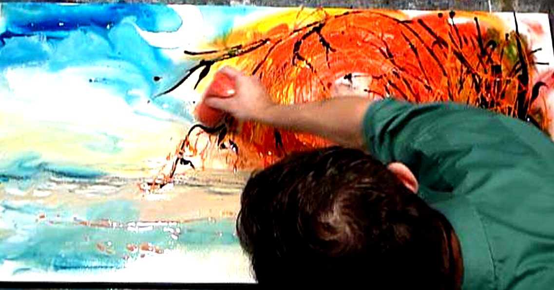 Abstract Art Modern Painting Techniques by Peter Dranitsin How to