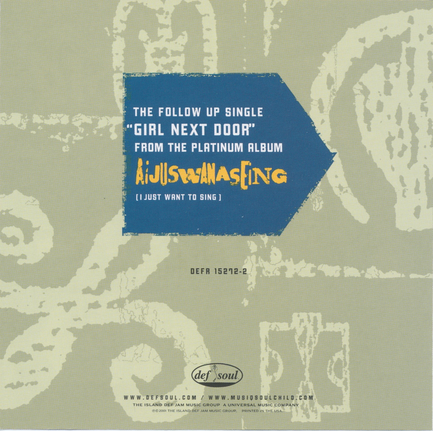 The Lb Collection Musiq Soulchild Girl Next Door Cds 2001
