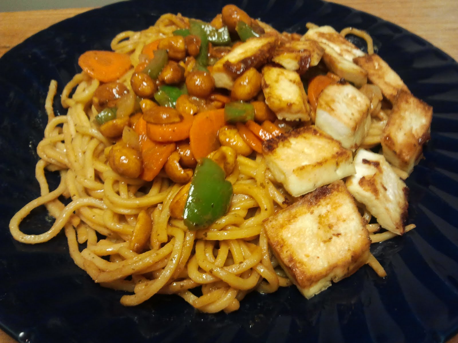 Not Your Mamma's Food Blog Vegetarian Thai Peanut Yakisoba