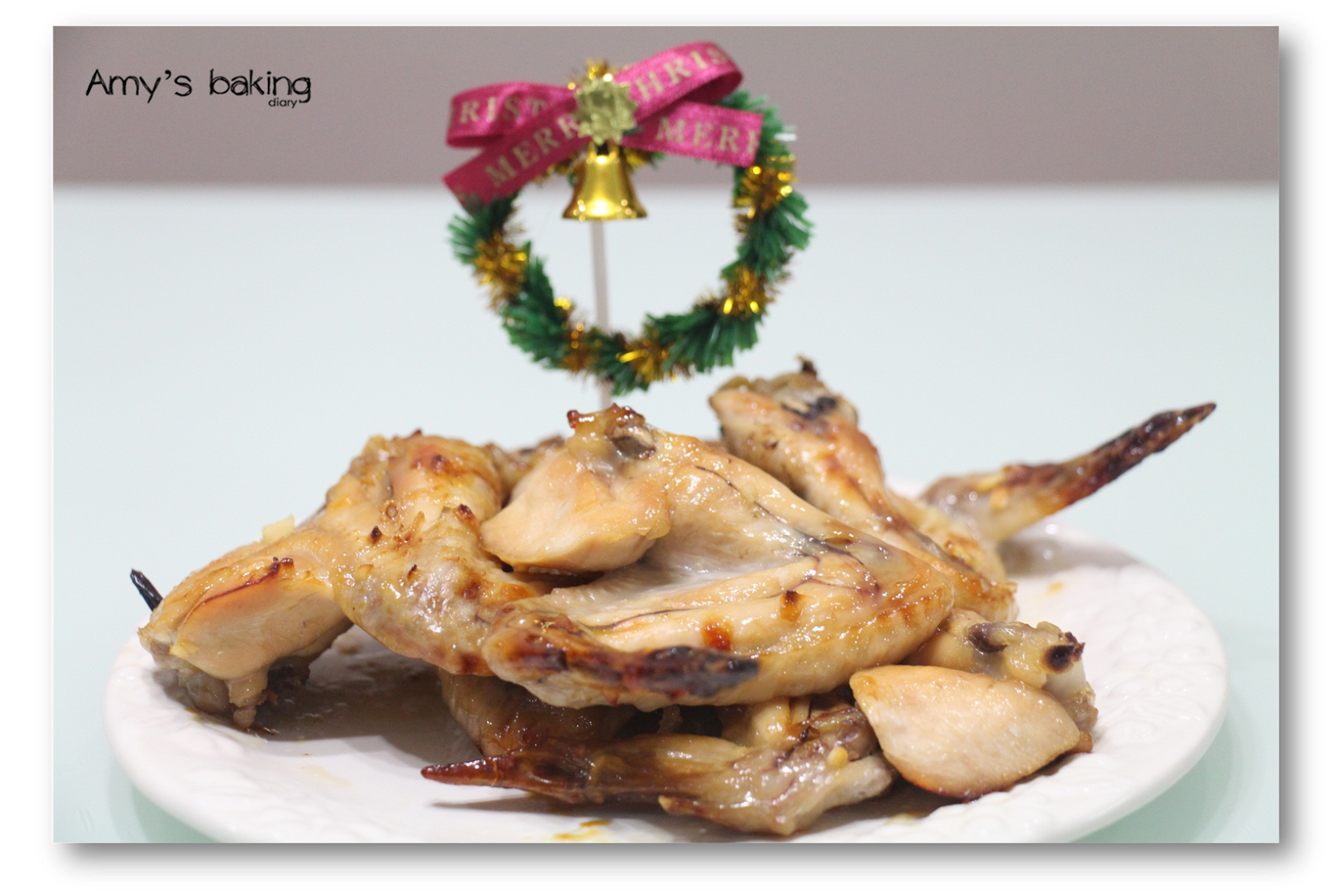 Amy Baking Diary Honey Lemon Chicken Wings