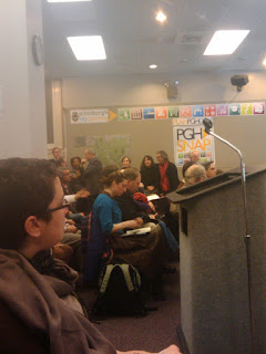 Crows of people attend the hearing about urban agriculture codes in Pittsburgh
