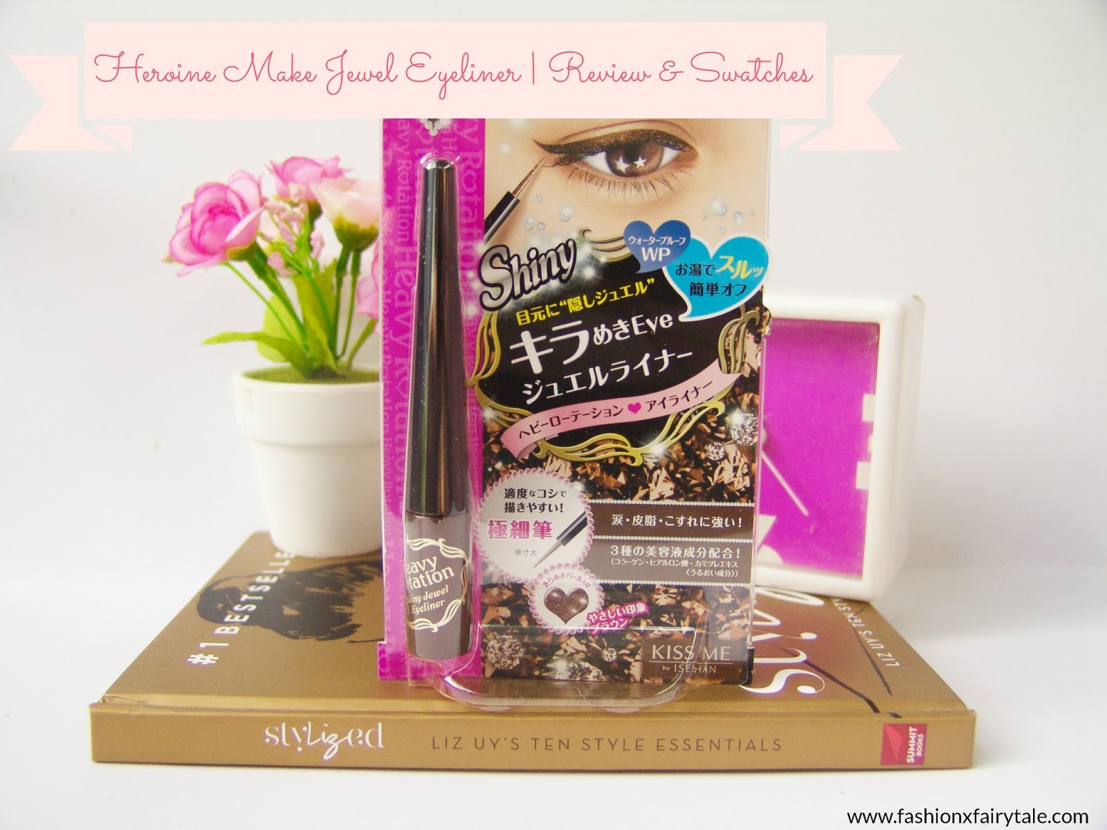 Heroine Make Jewel Eyeliner in 02 Review & Swatches Fashion Fairytale