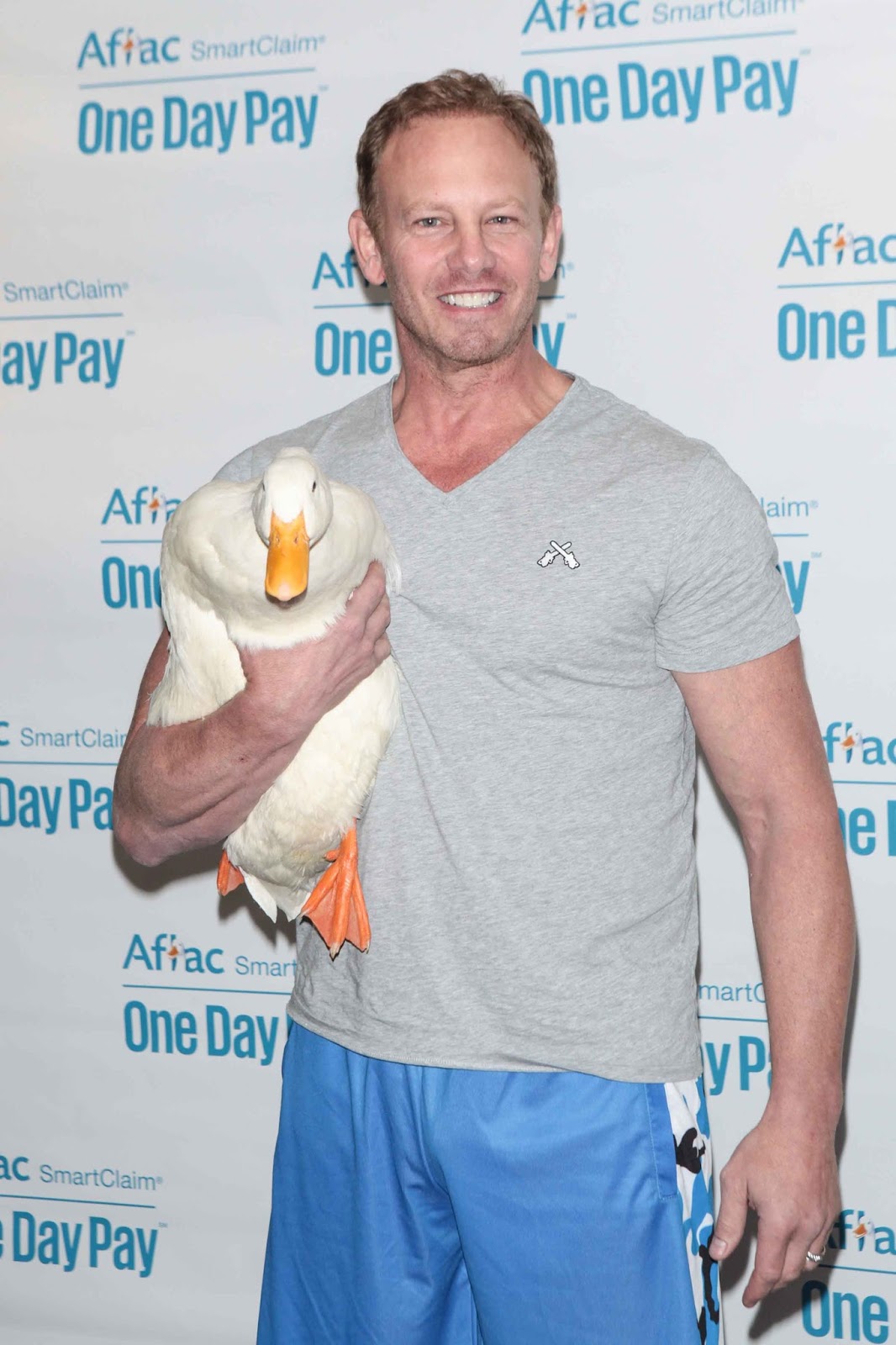 IAN ZIERING CELEBRATES AFLAC DUCK CAMPAIGN