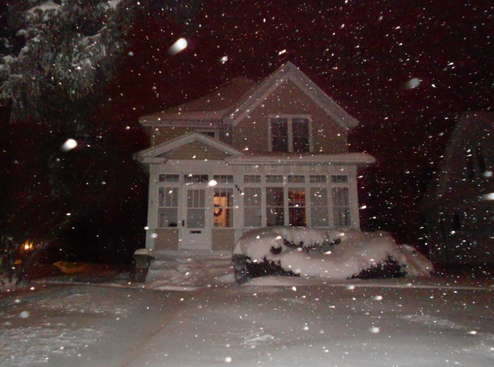 RVing The USA is our BIG Backyard A Snowy Night in Chilton