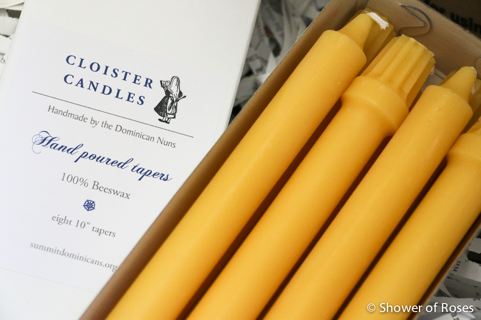 Shower of Roses Advent Candles