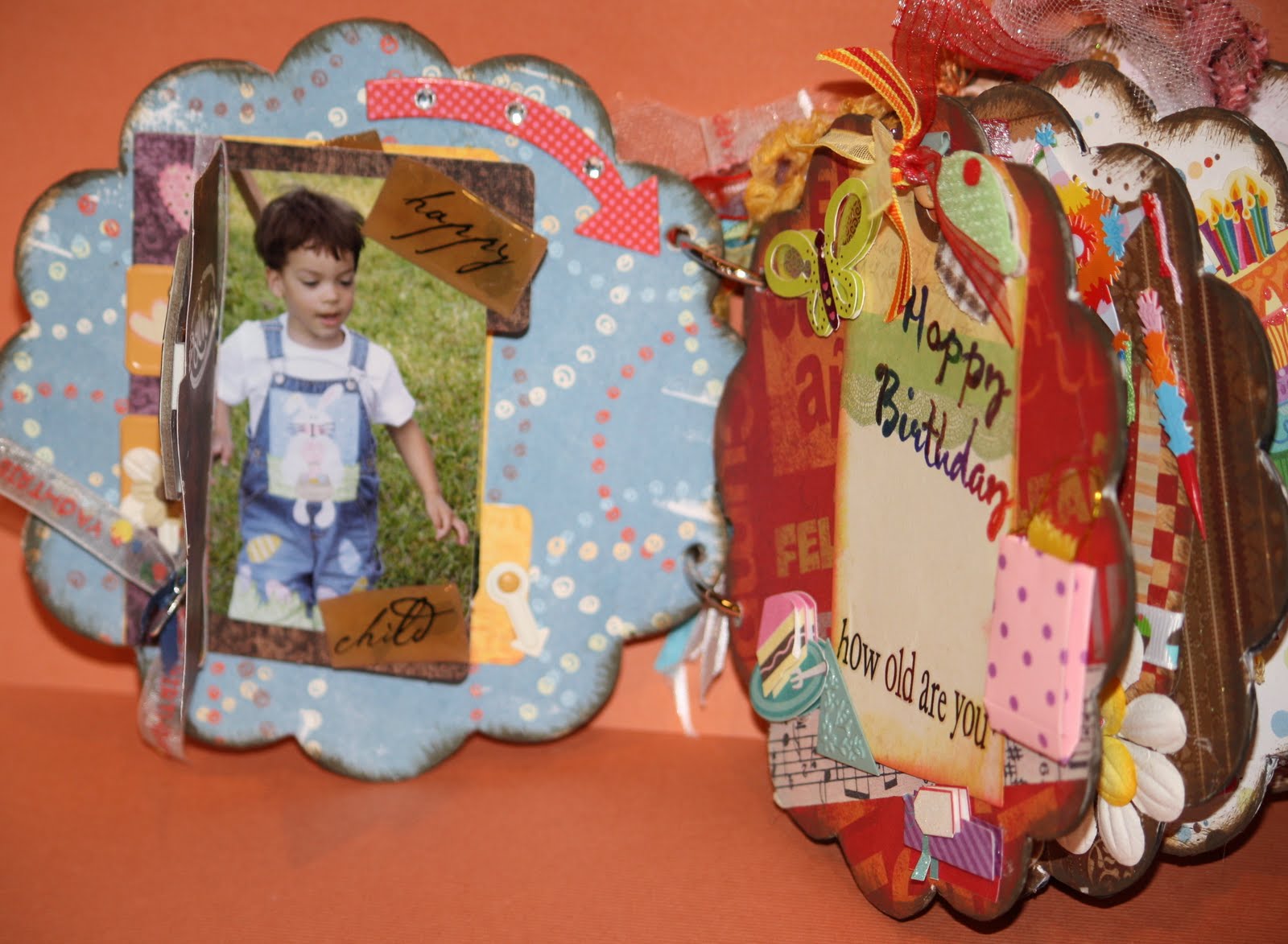 ScrapULicious Paper Piecing! My first Chipboard Book!