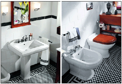 retro bathrooms bathroom designs tile tiles modern floor styles lulu belle