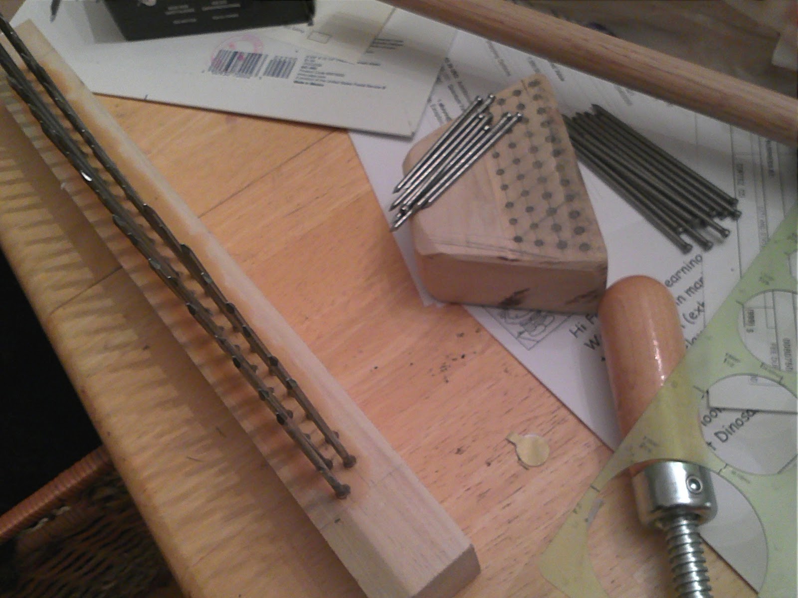 Moonsong Fiberworks How to make a wool comb and hackle set