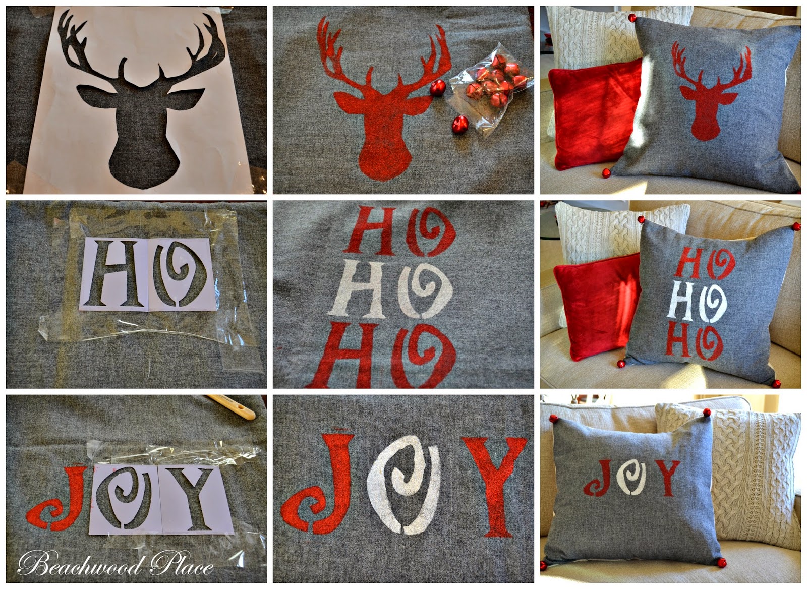 Beachwood Place Diy Christmas Pillows