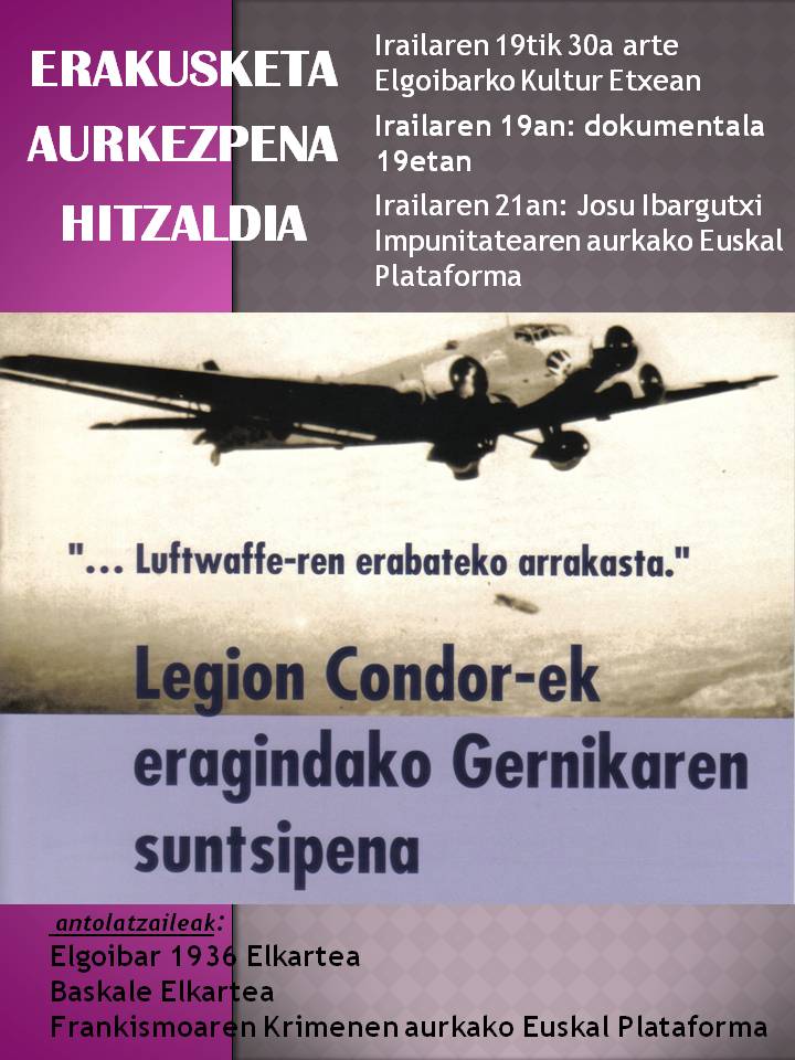19 al 30 septiembre: La Legión Condor