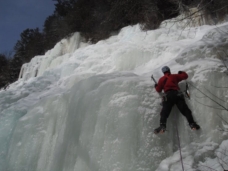 Ice Climbing In Ontario