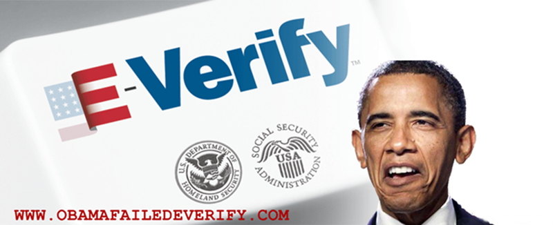 Obama Failed E-Verify