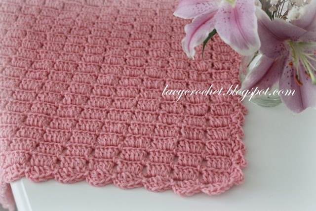 Lacy Crochet: Easy Blocks Baby Blanket, my free pattern