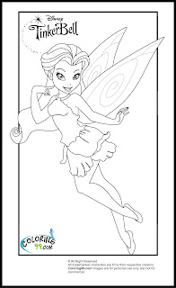 tinkerbell and friends rosetta coloring pages