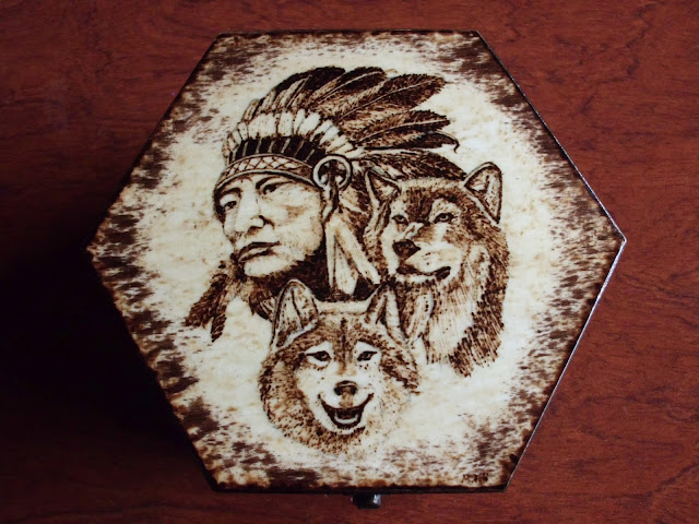 PIROGRABADOS Y TALLA EN MADERA MFELI: CAJITAS PIROGRABADAS ( FLORA Y