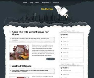 On The Go Blogger Template