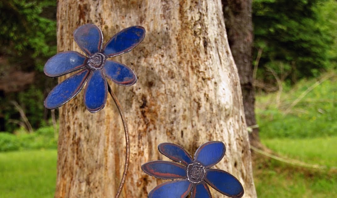 Metal Petals Garden Art