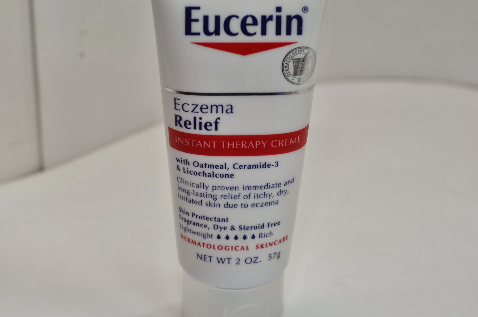 Eucerin Eczema Relief Body Creme and Instant Therapy Creme Review The