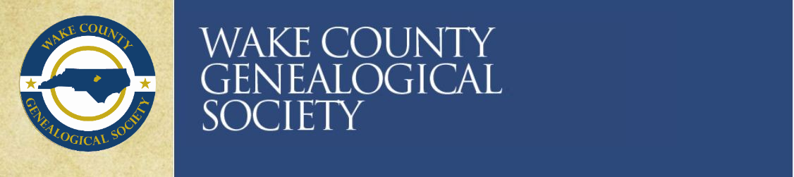 Wake County Genealogical Society Blog